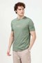 Men's Crew Neck Square John Printed 100% Cotton Lu T-Shirt Green - 26Y 2020-2