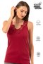 Özkan 2001 5-Pack Women's 100% Cotton Pieces Rib Knit Mixed Colors V-Neck Lace Pieces Guipure Lace Magnolia Undershirts - 6