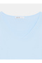 10842 V-Neck Cashmere in Ultra Lightweight Knitwear Sweater-Light Blue - 7