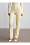 72260 Fabric Trousers with Pen Detail - Yellow - 4