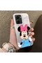 Vivo Y16/Y02S/Y56 Compatible Stylish Minnie Mouse Patterned Shockproof Phone Case