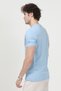Men's Crew Neck Square John Printed 100% Cotton Lu T-Shirt Light Blue - 26Y 2020-2 - 5