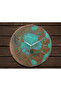 Blue Patina Medieval Style Handmade Copper Wall Clock - 2