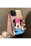 Stylish Minnie Mouse Patterned Shockproof Phone Case Compatible with iPhone 13 Pro Max
