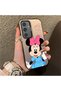 Samsung Galaxy S24 Compatible Stylish Minnie Mouse Patterned Shockproof Phone Case