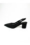 Miss Park Moda 4030 Stoned Heeled Shoes Black - 3