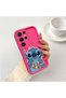 Samsung Galaxy S22 Ultra Compatible Pink Red Silicone Case Shockproof Camera Protection - 2
