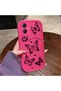Samsung Galaxy A04E Compatible Pink Red Silicone Case Shockproof Camera Protection - 4