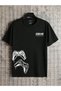 T-Shirt Men Oversize T-Shirt Dark Knight Inspired Print – Streetwear Cotton
