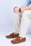 Laceless Bowknot Polyurethane Sole Genuine Leather Loafers 028-1041 Men's Shoes