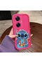 Realme C55 Compatible Pink Red Silicone Case Shockproof Camera Protection - 4