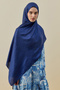Merwish Iconic Women's Shawl 2605 Navy Blue