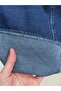 Ayza Parted Denim Skirt-Ml2133 Denim Color - 5