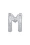 Bal10 Large Size Silver Color 100 cm Letter m Foil Balloon