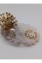 Gold, Wave-Cut Crown Model, Zircon Stone Steel Ring - 4