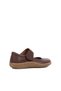 100% Genuine Leather Orthopedic Sole Banded Ballet Flats Shoes - 6