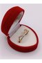 Gold, Wave-Cut Crown Model, Zircon Stone Steel Ring