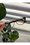 Diana Brown Cat Eye Slim Thin Frame Lightweight Blue Light Protection Glasses Metal Hinge |   50 Ekartman | - 8