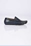 Laceless Buckled Polyurethane Sole Genuine Leather Loafers 028-1070 Men's Shoes - 5