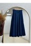 Ayza Parted Denim Skirt-Ml2133 Denim Color - 6