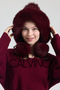 Noelle Knitted Fur-Trimmed Luxury Beanie – Double Pompom Design - 3