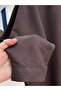 Halide Hakim Yaka Basic Shirt-Eu3201 Brown - 4