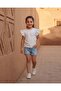 Girls White Embellished T-Shirt - 5