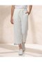 Senior Girls White Casual Trouser