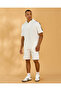 Men White Cargo Shorts - 5