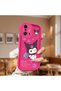 Mi 11t Pro Compatible Silicone Shockproof Rose Red Phone Case Kuromi Pattern - 2