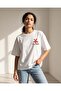 Women White Malibu Graphic Interlock T-Shirt