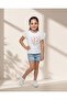 Girls White Embellished T-Shirt - 2