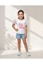 Girls White Printed T-Shirt - 2