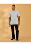 Men Mid Grey Pique T Shirt With Logo - 2