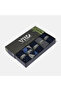 Stitch-Free Bamboo Socks Jacquard Navy Blue Patterned Colors Men's Socks Boxed 5 Pairs Premium Long Socks