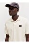 Jack Jones Men's Polo Neck T-Shirt Antique White Melange 12294713 - 7