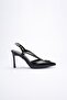 Women's Evening Dress Open Back Buckled 9cm Heeled Shoes - 6