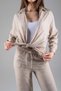 Women's Linen Pants Long Sleeve Shirt Top and Bottom Set