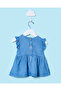 Infant Girls Blue Midwash Lyocell Blouse - 4