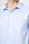 Blue Hard Collar Pocketed Comfort Fit Classic Cotton Pack Shirt 1004255323 - 5