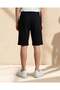 Senior Boys Black Pique Interlock Active Shorts - 3