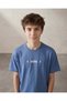 Senior Boys Petrol Blue Funky Bear Oversized T Shirt - 4
