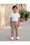 Boys Olive Pull On Trousers - 5