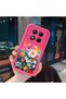 Redmi Note 14 Pro Plus 5g Compatible Silicone Shockproof Rose Red Phone Case Flower Pattern - 3