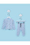 Infant Boys Blue Star Allover Print Pyjama Set