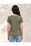 Woman Green Active T-shirt - 4