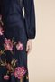 Long-sleeve patterned midi dress - 5