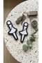 Modern Women's Toilet Sign - Black and White Minimalist Wc Door Icon 15 cm - 4