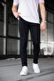 Men's Black Slim Fit Lycra Jean Trousers