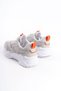 Gray Orange Detailed Lace-Up Women's Sneakers - 5